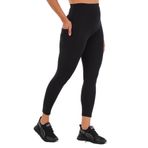 Scorp Sculpt Kadın Yüksek Bel Toparlayıcı Push Up Cepli Uzun Spor Tayt Siyah S