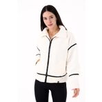 Scorp Shine Casual Kadın Peluş Mont Ekru S