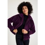 Scorp Shine Casual Kadın Peluş Mont Mor XS