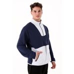 Scorp Spark Tam Fermuarlı Erkek Sweatshirt Lacivert XL