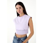 Scorp Spell Kadın Crop Tişört Lila L