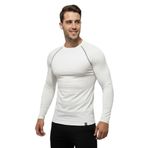Scorp Thermo-Fit Erkek Termal İçlik Üst Kayak İçliği Bisiklet Yaka Beyaz