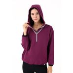 Scorp Tracer Kadın Spor Sweatshirt Mürdüm XS