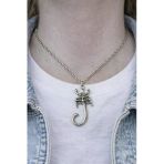 Scorpio Line – Akrep Figürlü Unisex Kolye (60 Cm Zincir)