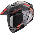 Scorpion Adx-2 Galane Adv Motosiklet Kaskı Gri / Siyah / Kırmızı