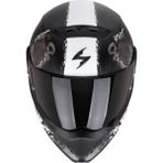 Scorpion Covert Fx Skullz Kapalı Motosiklet Kaskı Mat Siyah Gri Altın