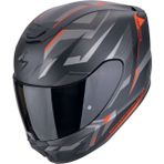 Scorpion Exo 391 Aaxo Kapalı Motosiklet Kaskı Mat Siyah Kırmızı - XS - Mat Siyah - Kırmızı