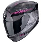 Scorpion Exo 391 Ava Kapalı Motosiklet Kaskı Siyah Pembe - XS - Siyah - Pembe