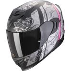 Scorpion Exo 520 Evo Air Fasta Kapalı Motosiklet Kaskı Mat Siyah / Pembe
