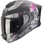 Scorpion EXO-530 Air Hadji Kapalı Motosiklet Kaskı Mat Siyah Pembe - Mat Siyah - Pembe