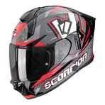 Scorpion EXO-530 Air Rok Kapalı Motosiklet Kaskı Gri Siyah Kırmızı