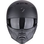 Scorpion Exo Combat 2 Spider Web Modüler Motosiklet Kaskı Mat Siyah Gümüş