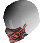 Scorpion EXO COMBAT Evo Samurai Maske Mat Siyah Kırmızı