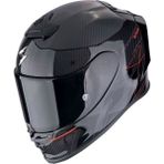 Scorpion Exo R1 Evo Carbon Cynergy Spor Motosiklet Kask Siyah Kırmızı Karbon Fiber Malzeme ile Hafif Tasarım - Siyah - Kırmızı