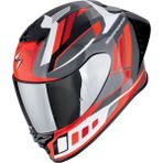 Scorpion Exo R1 Evo Iı Air Vital Spor Motosiklet Kaskı Gri Beyaz Kırmızı - Gri - Beyaz - Kırmızı - XL