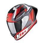 Scorpion Exo R1 Evo Iı Air Vital Spor Motosiklet Kaskı Gri Beyaz Kırmızı