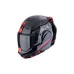 Scorpion Exo-tech Evo Traveller Çene Açılabilir Motosiklet Kaskı Siyah Kırmızı