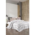 Scotch Bordo Çift Kişilik Pike 200 X 220 cm Koltuk Yatak Kanepe Örtüsü Pamuklu Dokuma Bordo 200 x 230