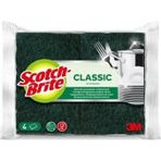 Scotch-Brite Bulaşık Süngeri Yeşil Klasik 4'lü