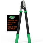 Scotts 21 inç Anvil Lopper - Teflon Kaplı Karbon Çelik Bıçaklı Ağır Hizmet Tipi Şube Kesici, 3,8 cm Kesme Kapasitesi ve Konforlu Kavrama Kolları, Kuru, Sert, Kalın Dallar için