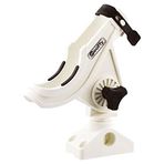 Scotty #280-WH Baitcaster/Olta Kamışı Tutucu #241 Side Deck Mount (Beyaz)