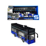 Scowetto 1:16 Ölçekli Işıklı ve Sesli Çift Katlı Şehir Otobüsü Oyuncak
