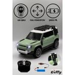 Scowetto Oyuncak Full Fonksiyon Uzaktan Kumandalı Şarjlı LED Işıklı Defender Model Araba Drift Atan Off Road - Yeşil