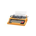 Scowetto Oyuncak Yapı Oyuncak Daktilo Yapı Seti JK8216 Nostaljik Tasarım, Eğitici Yap-Boz Oyuncağı