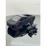 Scowetto Tesla cyber Truck 1:32 ölçek Metal Çek bırak 12 cm Oyuncak Araba