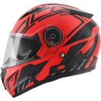 Scoyco Azrael Çene Açılır Kask - Turuncu