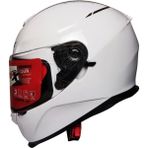 Scoyco X507 Güneş Vizörlü Kapalı Kask (Beyaz) - XL
