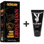 Screamgross Mann Erkek Penis Bakım Kremi + 50ml Lubricant Jel