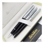 Scrikss 78 Metropolis Siyah Roller Tükenmez Versatil Kalem Seti