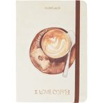 Scrikss A5 Çizgisiz Notelook I Love Latte Coffee Defter
