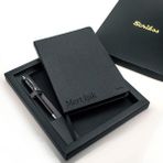 Scrikss Kişiye Özel Deri Defter ve Kalem Set