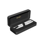 Scrikss Kişiye Özel Vintage 33 Dolma Kalem & Tükenmez Kalem Takım M Uç Beyaz Özel Kutulu