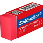Scrikss Okul Silgisi Kırmızı Es-30 - 1 Adet - Standart