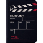 Scrikss Production Notelook Siyah A7 Çizgili Defter