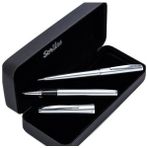 Scrikss Roller ve Tükenmez Kalem Seti - Gümüş