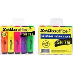 Scrikss SH712 Fosforlu Kalem 5'li Set - Renkli