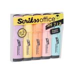 Scrikss Sh712 Pastel Renkler Fosforlu Kalem Seti 5'li Çok Renkli