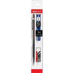 Scrikss Track 0.7 mm Uçlu Mekanik Kurşun Kalem Metal Gövde ile 3'lü Set Renkli Yazım Konforu