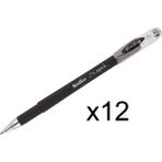 Scrikss Tükenmez Kalem 0.5 mm Siyah 12 Adet Yumuşak Yazım Deneyimi Sunar