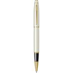 Scrikss - Wizdesign 35 Roller Kalem Beyaz Altın (Ömür Boyu Garantili-Kutulu-Kişiye Özel) - 1 Adet - Beyaz - Altın