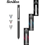 Scrikss - WizDesign 93 Trıo Multifonksiyon Siyah (Tükenmez Kalem Mavi ve Kırmızı & Versatil) + Yedek Hediyeli