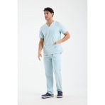 Scrubs Erkek Doktor Üniforması – Likralı Medikal Forma – Carex - Camgöbeği