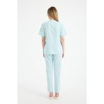 Scrubs Kadın Doktor Üniforması Üst Forma – Likralı Medikal Giyim | Carex - Su Yeşili