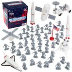 SCS Direct -Uzay ve Astronot Oyuncak Aksiyon Figürleri - Astronotlar Büyük Kova - BÜYÜK 60 PC SET