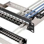 Scs Pazar CAT6A Ftp 10G Data Patch Panel Modüler Coupler Snap-In Dişi-Dişi Hazır Sistem