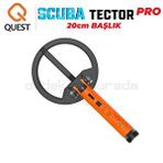 Scuba Tector Pro Su Altı Dedektörü ve sahil Arama Dedektörü - 20 Cm Başlıklı